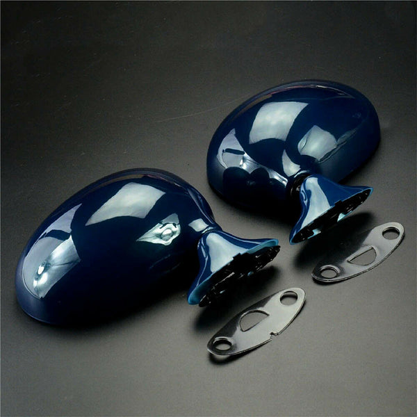 Side Rearview Mirrors Door Wing MAZDA MIATA 99-2004 MX5 MK1 Anti-Dazzle Blue Glass Montego BLUE
