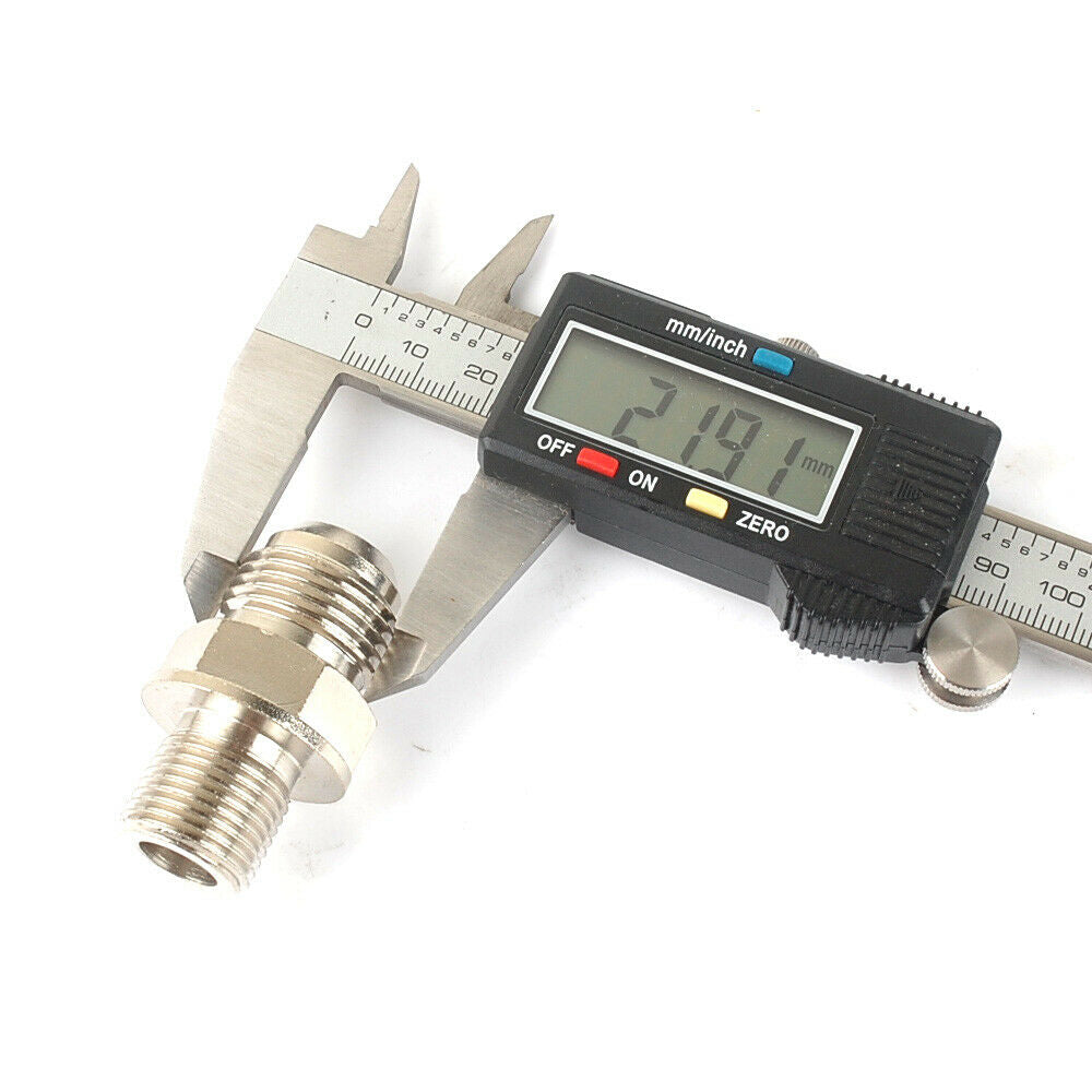 Selbstbau-Adapter für 90°-Ölwanne/Ölsumpf-Ablassschraube, 10AN, schweißfrei
