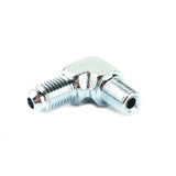 Made Of Steel 4AN to BSP 1/8BSPT 1/8PT Line Fitting Adapter 1/8"-28 90Deg