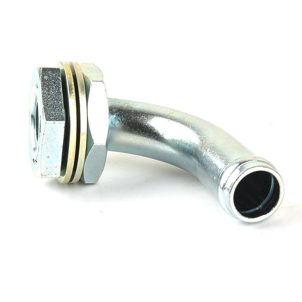 90°-Turbo-Ölwanne / Ölsumpf-Rücklauf-Ablassschraubenadapter, Gewindeanschluss 5/8" 16 mm