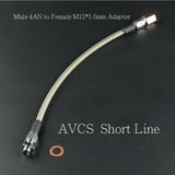 M12x1.0mm Female Bubble Flare to 4AN Male For SUBARU Oil Feed AVCS Line