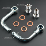 90Deg Side Bent Water Pipe M12 to 1/2"(12mm) For VOLVO SAAB Series