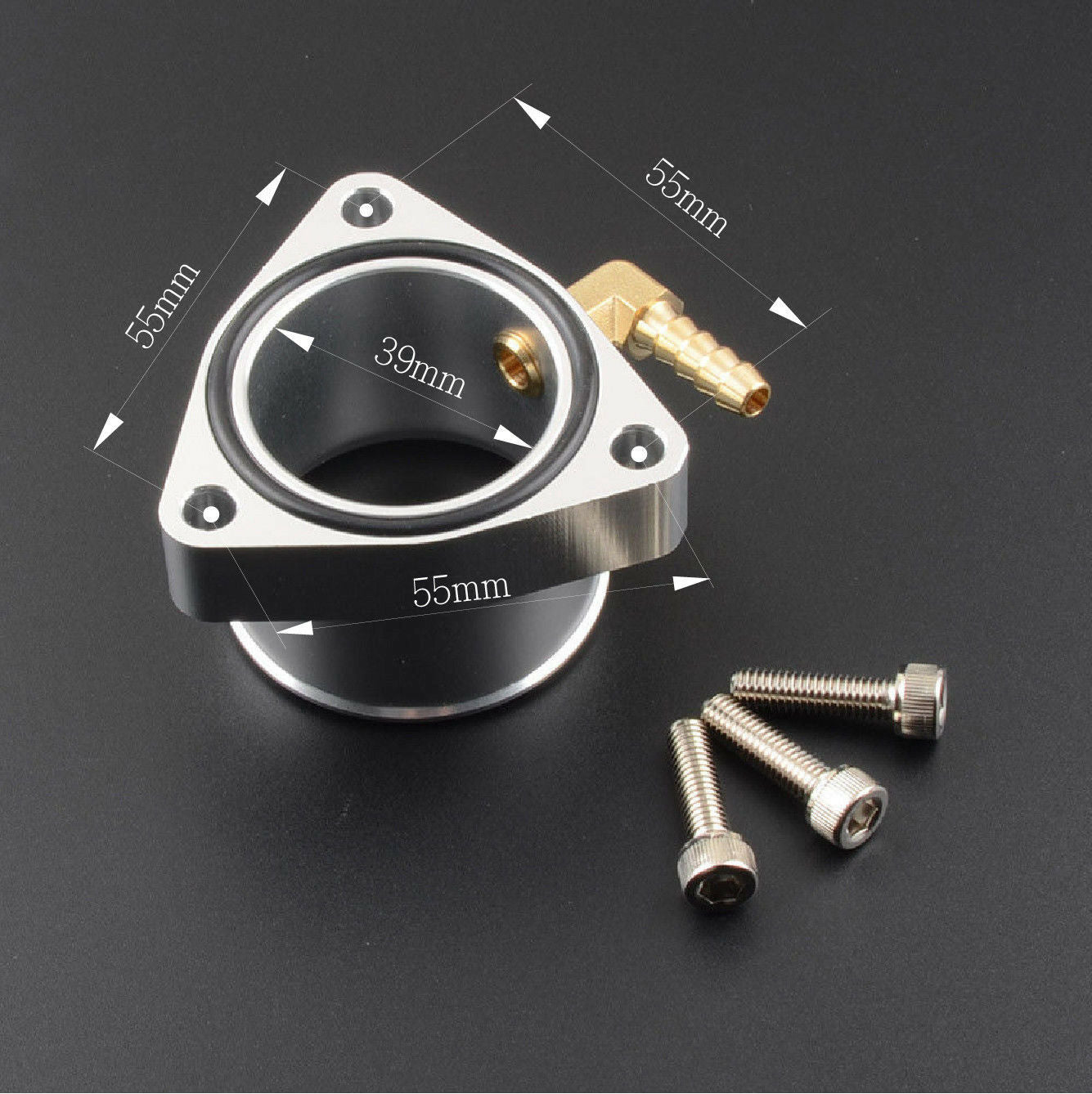 2" Turbo Compressor Outlet Flange Adapter For Nissan 300ZX VG30DETT Z31 Z32 RB20DET