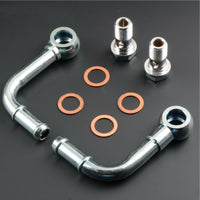 90 Deg Turbo Water Pipe Kit M14x1.5mm For Garrett T25/28 TB25/28 GT25 28 30 35