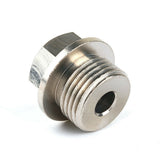 Sensor Adapter M12x1.5 12mm x 1.5mm pitch to 1/8NPT 1/8"-27 6.47mm replaces Auto Meter 2277