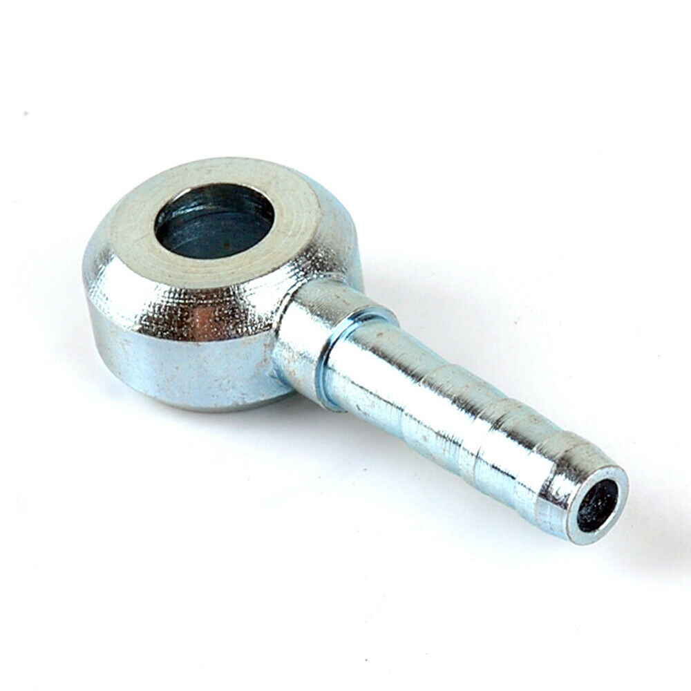 Aus Stahl gefertigt, 8 mm M8 x 1,25 mm Steigung auf 1/4" 6,35 mm Schlauchtülle, metrischer Hohlschraubensatz