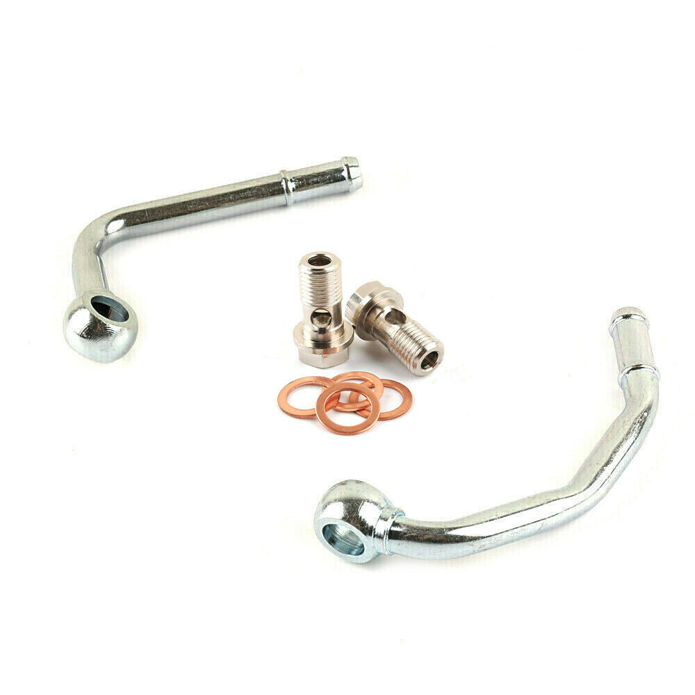 Water Feed&Return Pipe for SUBARU EJ20 EJ25 w/ MHI TD05H TD06SL2 & Garrett GT