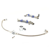 4AN Oil Feed Line & Return Hose Kit For BMW N54 3.0L 135i 335i 535i TD03 Twin Turbo