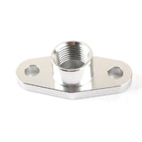 Aluminum Turbo Oil Return Drain Flange For Garrett T3 T4 T7 T66 / 1/2PT Female