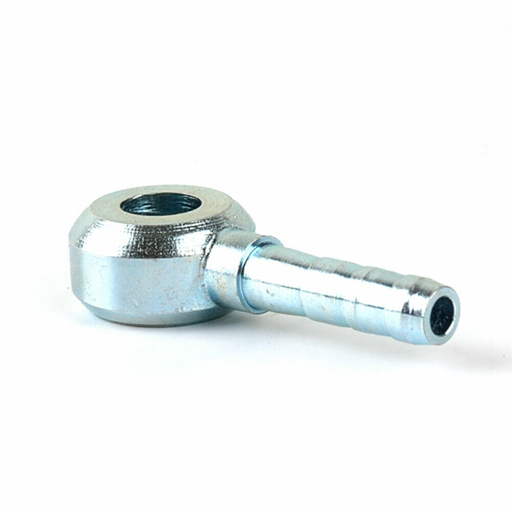 Made Of Steel 8mm M8 x 1.25mm pitch to 1/4" 6.35mm Barb Metric Banjo Bolt Kit