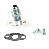 8AN Turbo Oil Return Flange Kit For TD04 TD05 TD06 / IHI RHF4 RHB4 Series