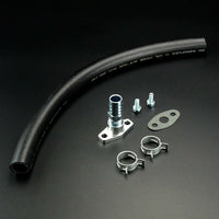 Turbo Oil Return Hose kit For Nissan RB20DET RB25DET / GT25 GT28 Ball Bearing