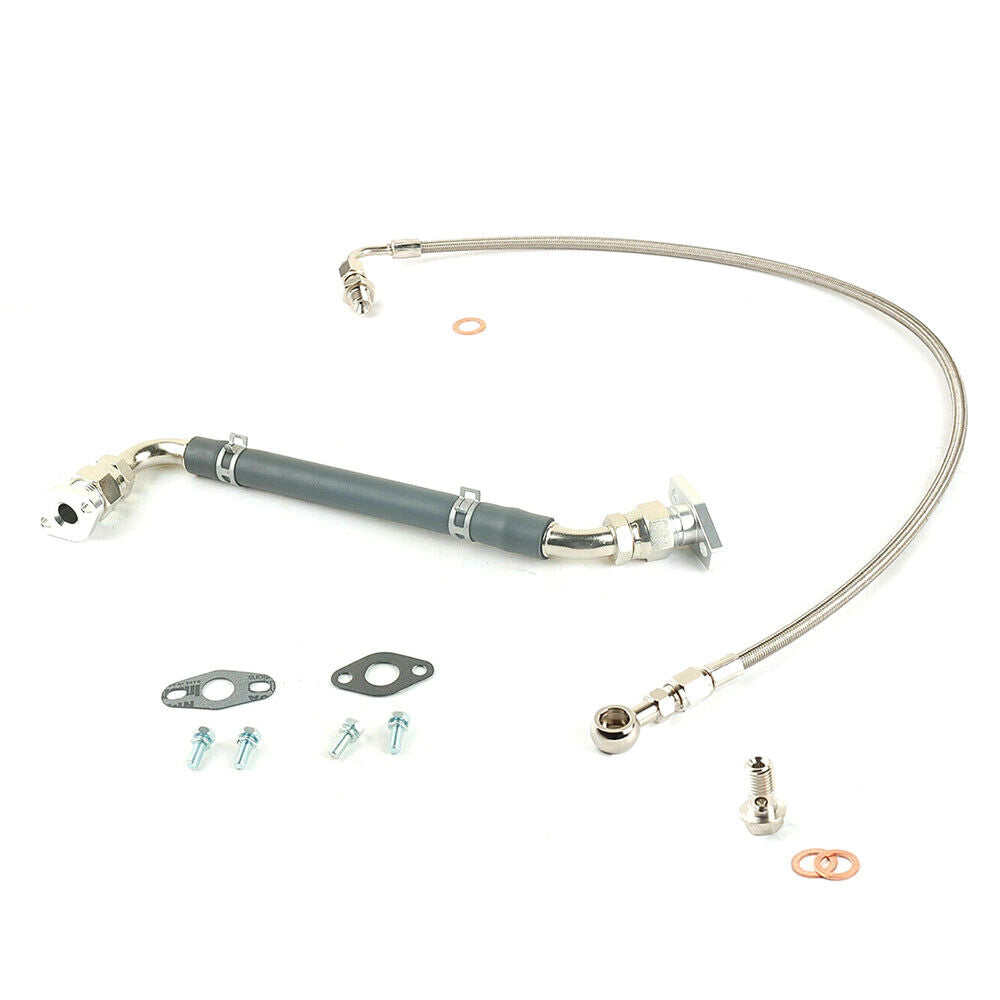 Ölzuleitung &amp; 5/8"-Rücklaufleitung AUDI VW A4 1.8T mit Garrett GT28R Kugellager