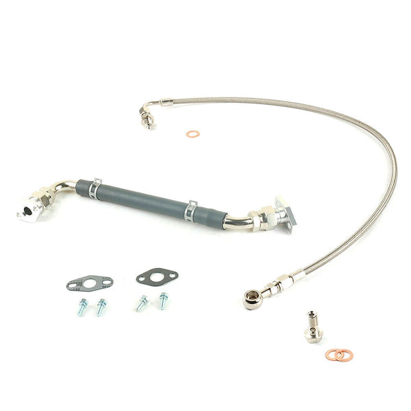 4AN Oil Feed & 5/8" Return Line AUDI VW 1.8T A4 A6 A8 AEB ANB APU K03-029 K04-015